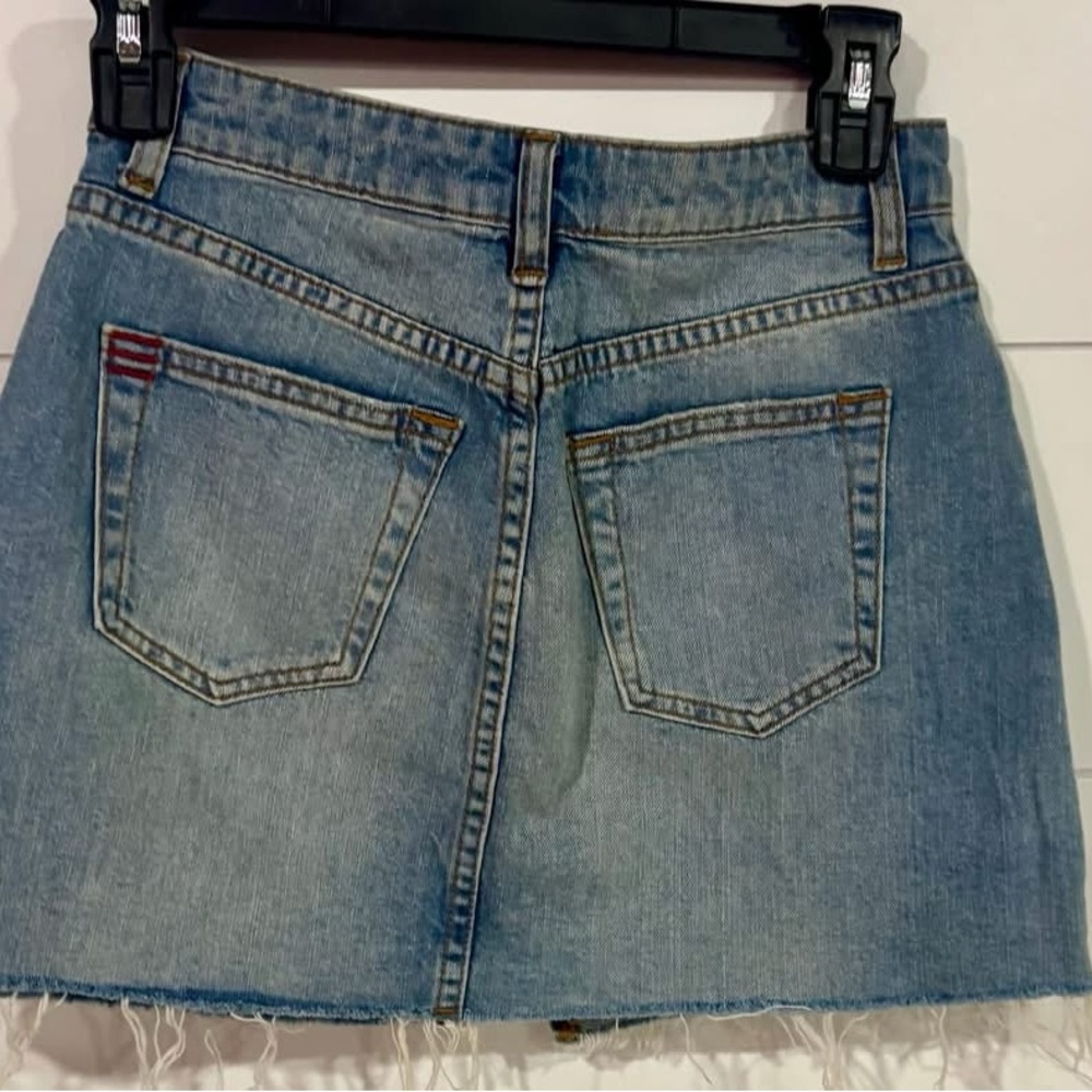 BDG Light Blue Denim Skirt - Picture 2 of 2